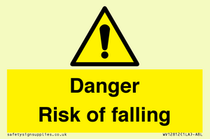 Danger Risk of falling